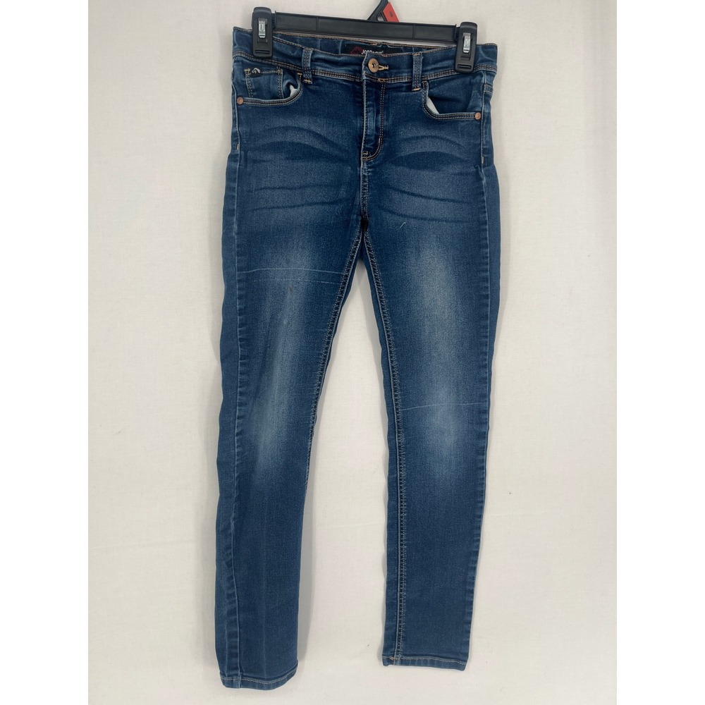 Jordache Skinny Jeans Girls Size 16 Regular Dark Wash Blue Denim Denim Pants